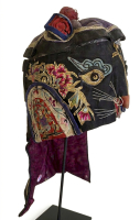 790 Gold Foil Silk Embroidered Tiger Hat